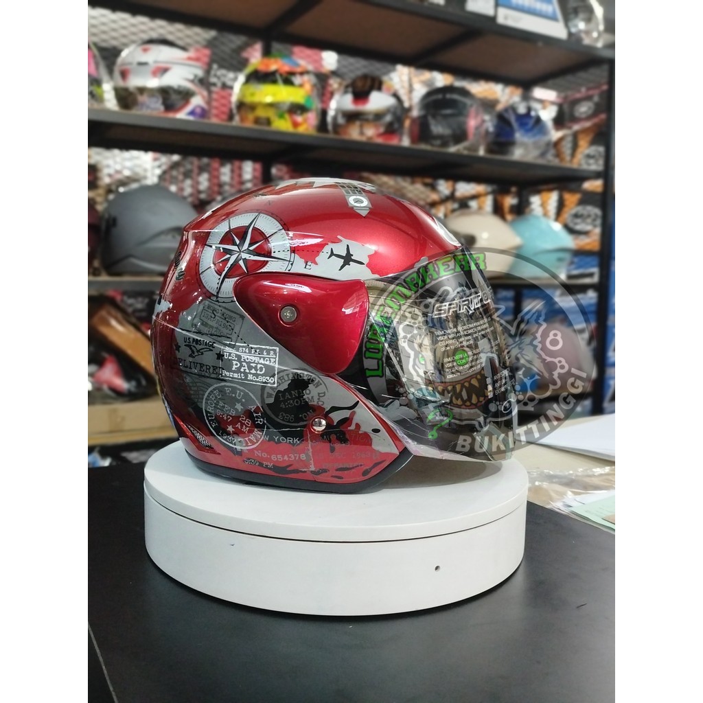 HELM GM EVOLUTION TRAVEL ROYAL RED