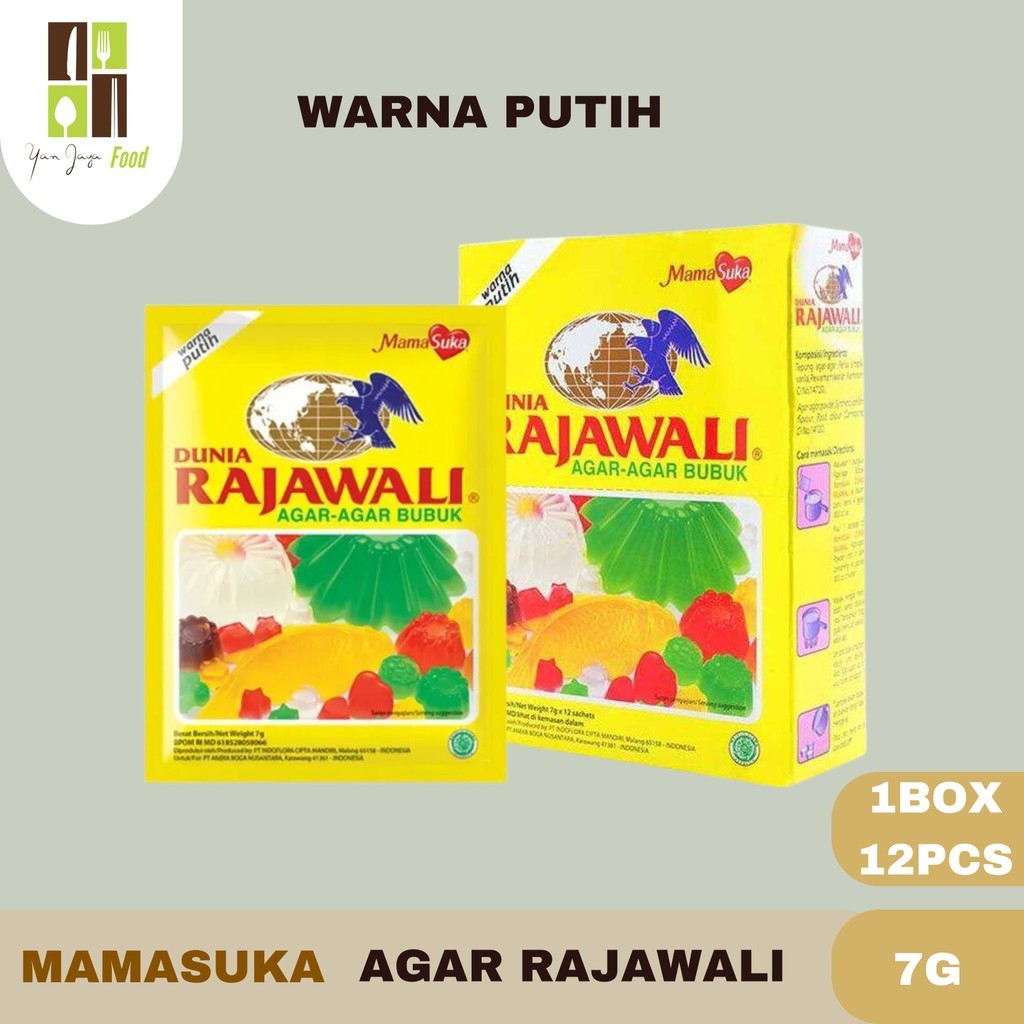

Ay00! Mamasuka Dunia Rajawali Agar-Agar Bubuk / Agar-Agar Powder Warna Coklat / Merah / Hijau /