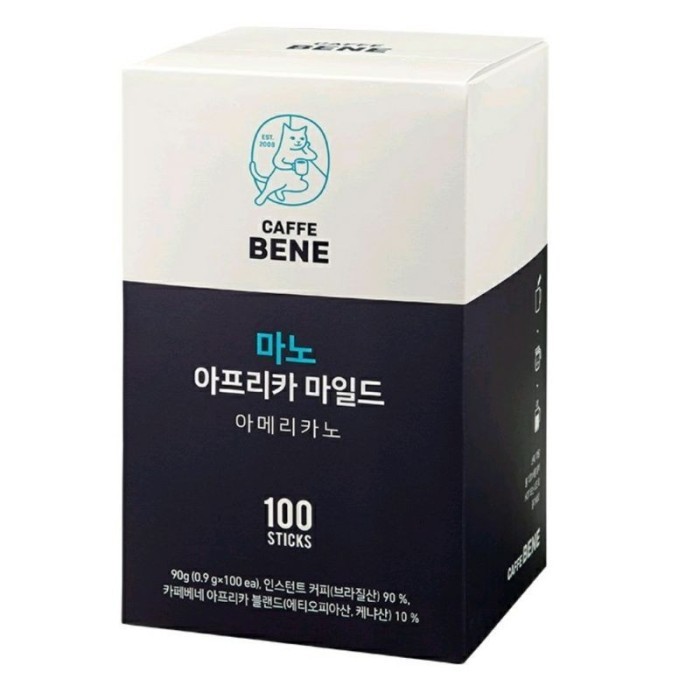 

Caffe Bene Mano Africa Mild Americano/ Coffee/ Kopi Premium Korea