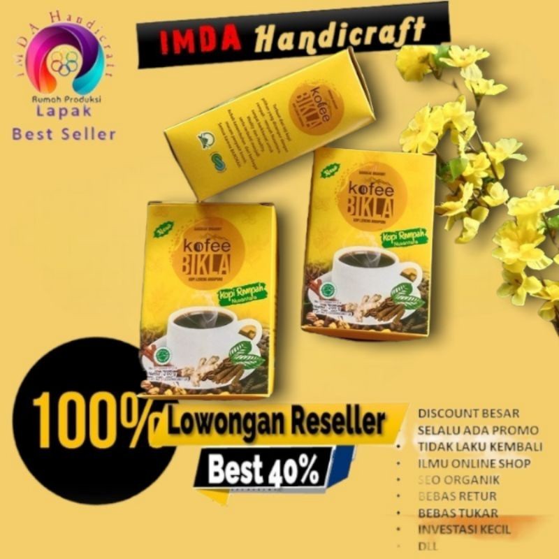 

IMRON PRIBADI KOPI BIKLA REMPAH Kopi Berkualitas PAKET 2 PCS BOX 20 SACHET