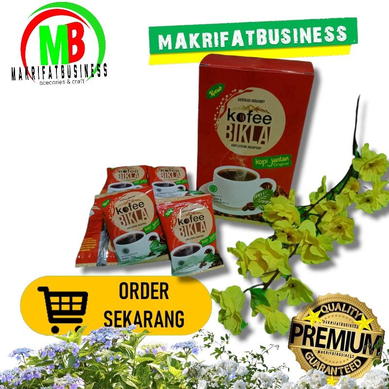 

MAKRIFATBUSINESS KOPI BIKLA SACHET 1 BOX ISI 20 SACHET