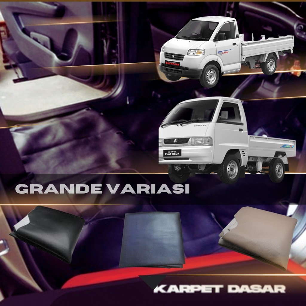 Karpet Dasar Peredam Mobil suzuki Carry Pick up Mega Carry