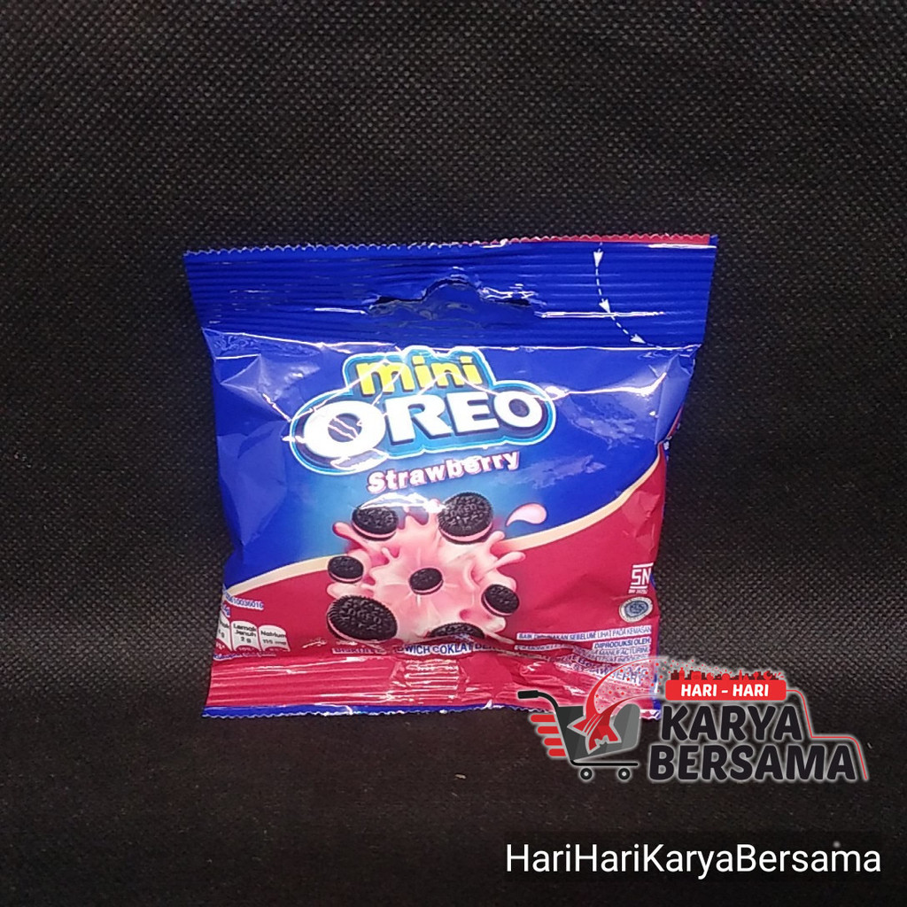 

MAKANAN RINGAN BISKUIT OREO MINI STRAWBERRY 20.4GR