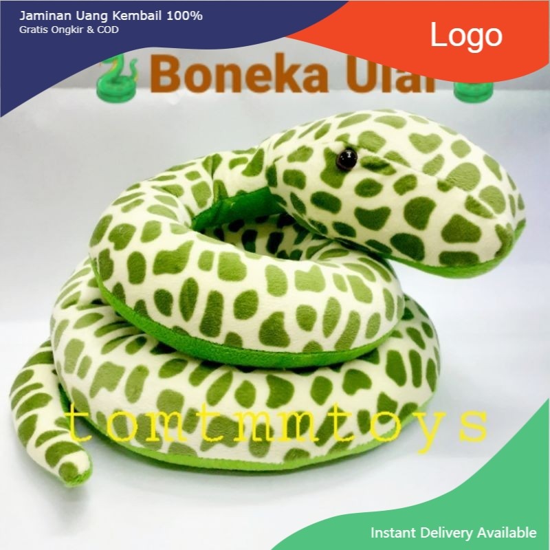 BONEKA ULAR JUMBO SNI MAINAN EDUKASI ANAK BONEKA SNAKE SNI MURAH BONEKA ULAR PITON PANJANG 2 METER
