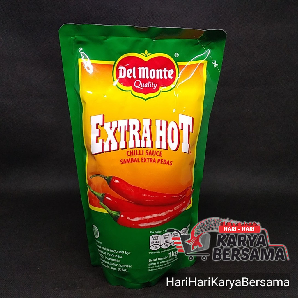 

BAHAN MASAK DEL MONTE SAMBAL EXTRA HOT REFILL POUCH 1000ML