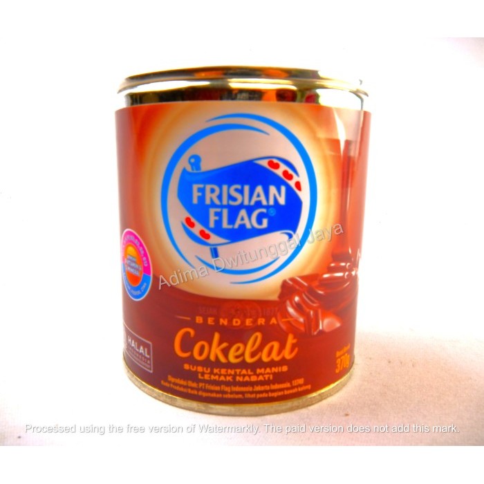 

Frisian Flag Susu Kental Manis Cokelat Kaleng 370gr