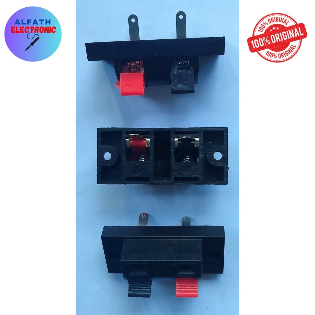 TERMINAL SPEAKER BESAR AKTIF 2P 2 PIN 2 KAKI ORIGINAL KUALITAS BAGUS