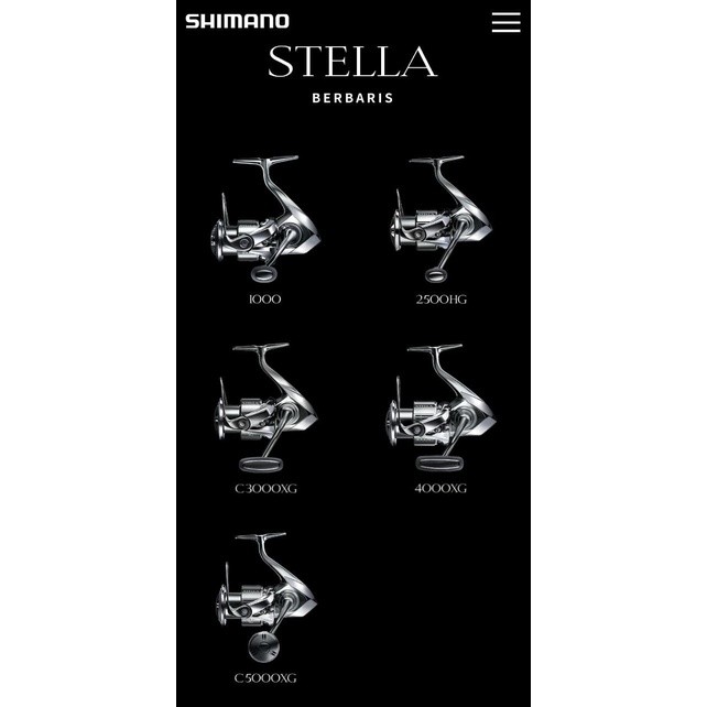 Reel Shimano Stella FK 2022 1000HG, 2500HG, 4000HG, 5000HG