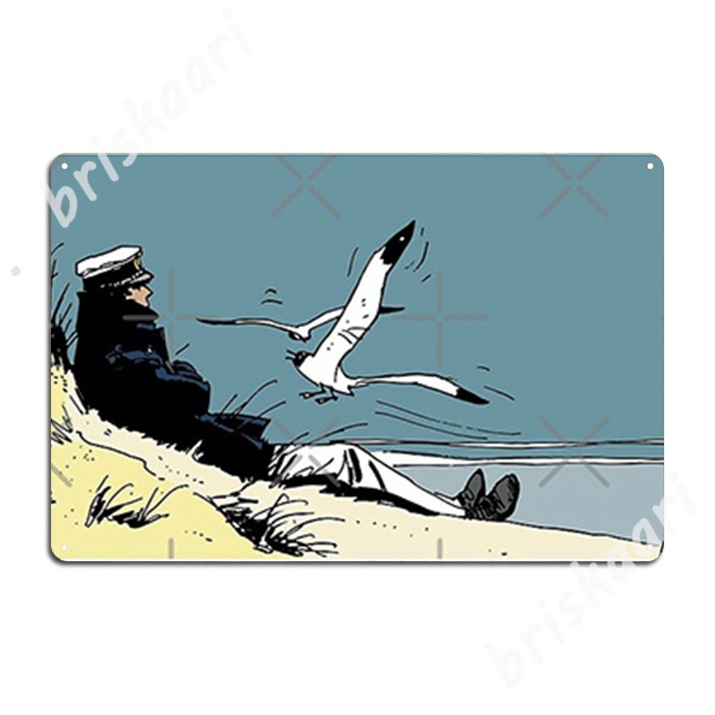 

Corto Maltese On The Shore Metal Signs personalized Cinema Garage Painting Décor Cinema Tin sign Posters