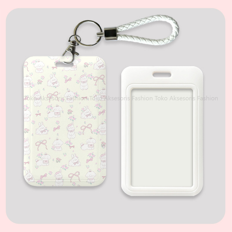 

id card holder tempat kartu lucu layer lanyard photocard aesthetic gantungan kartu nama tag cute nametag cari di lanyard 072