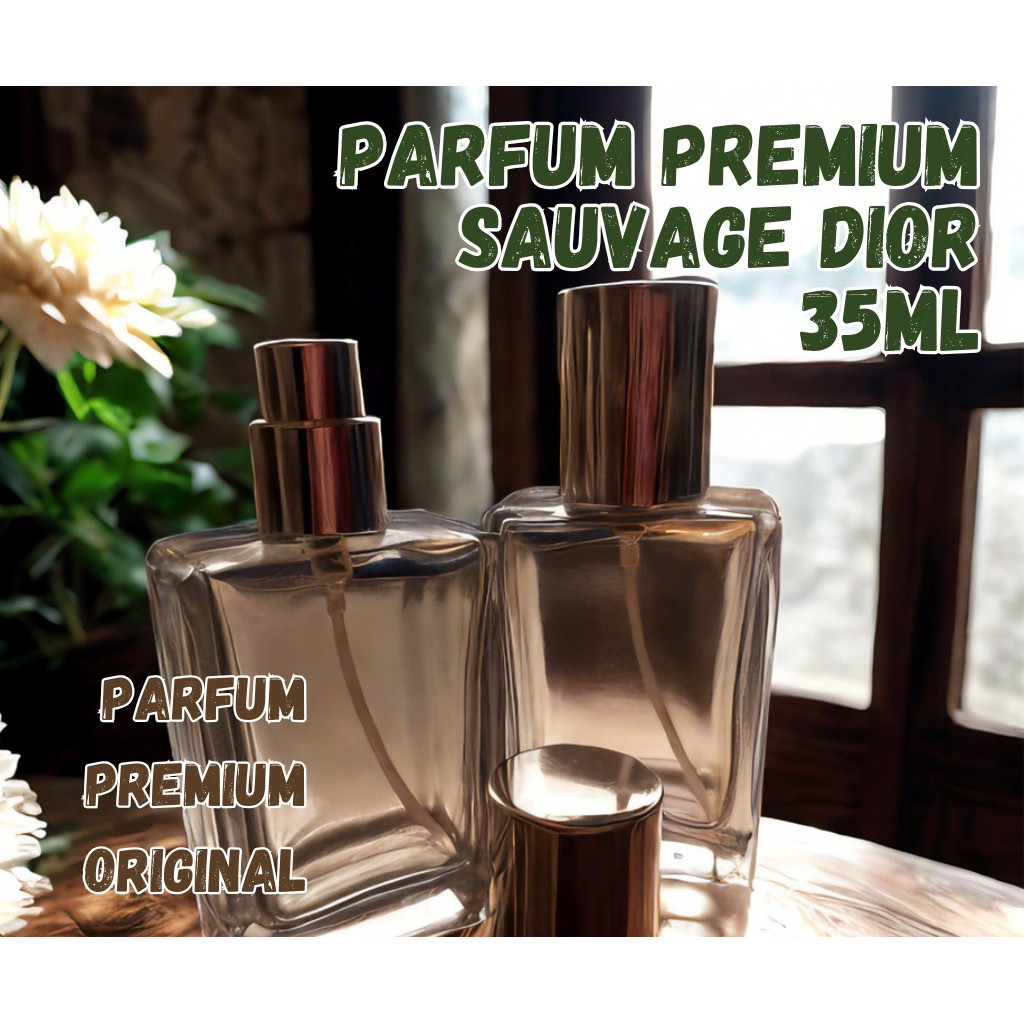 SAUVAGE DIOR PARFUM 35ml EU DE PARFUM TAHAN HINGGA 12 JAM DIJAMIN ORIGINAL