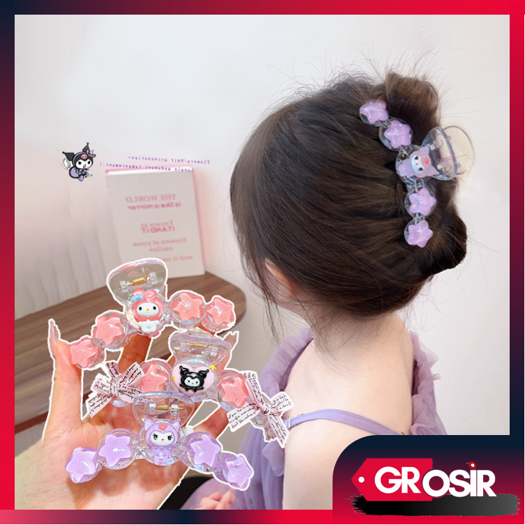 Grosir - F6425 Jepit Rambut Motif Karakter / Korean Style Hair Claw / Jedai Rambut Lucu Anak / Jepit