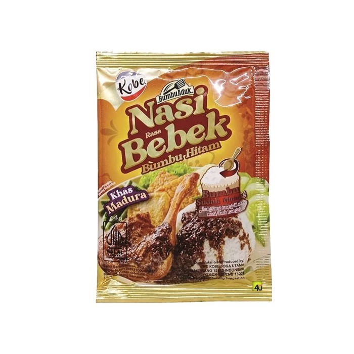 

NEW ITEM KOBE BUMBU NASI BEBEK PACK ISI 3S BAHAN MASAK