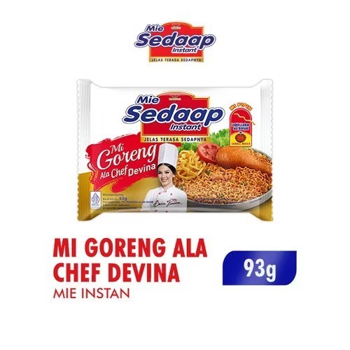 

NEW ITEM NOODLE MIE SEDAAP MI GORENG ALA CHEF DEVINA BAG 93G