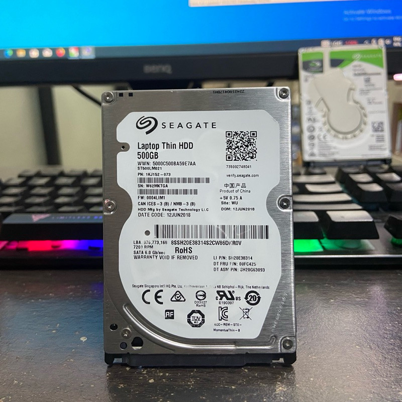 Hardisk 500GB Seagate Slim Internal Sata 2.5" Baru PROMO HDD PS / Hardisk Laptop 500GB