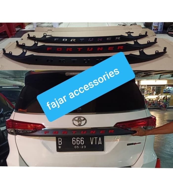 Trunk lid fortuner vrz 2016-2019 trunklid all new fortuner original