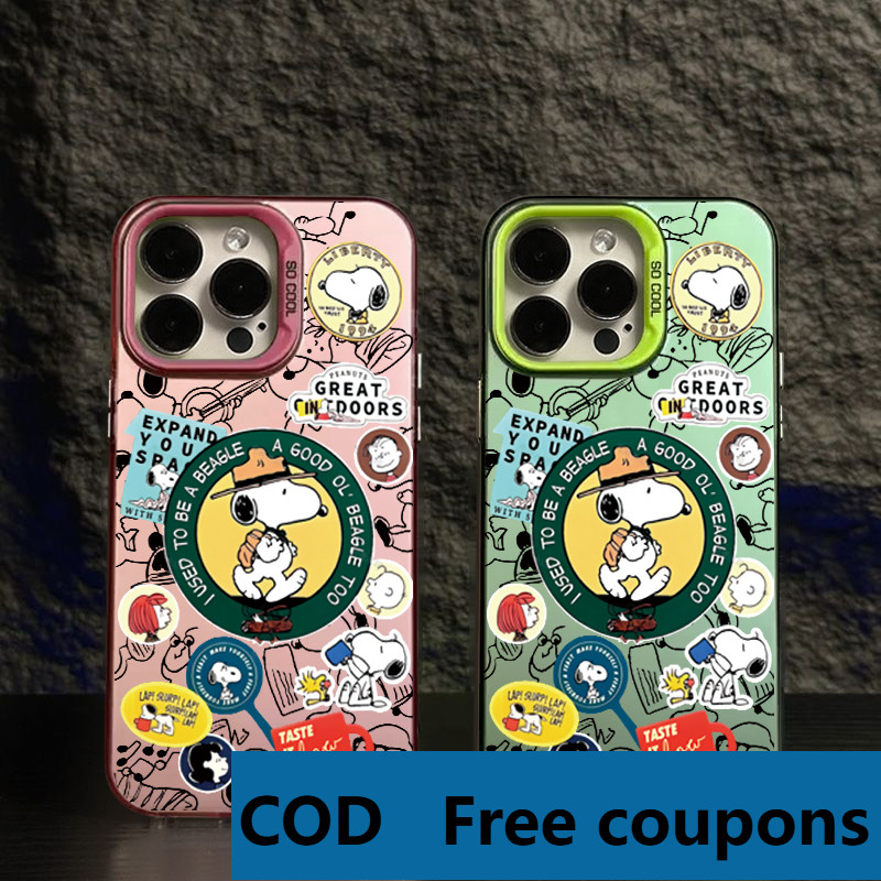 Casing hp ponsel Snoopy yang lucu case iPhone 15 Pro 15 Pro Max 15 Plus 11 13 16 11 Pro Max 13 pro 7
