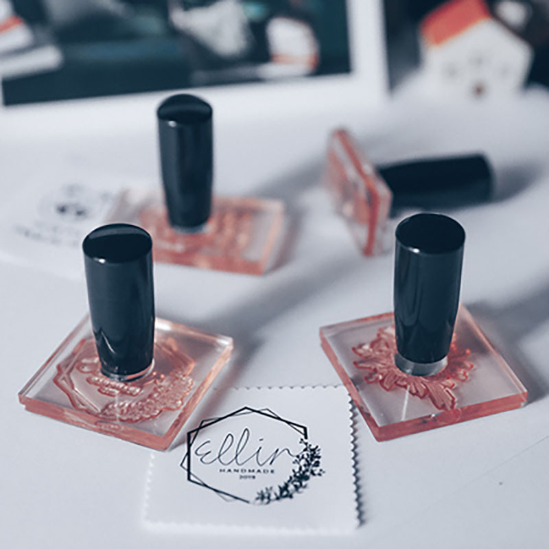 

Personalized Custom Ink Wedding Clear Stamp, Handmade DIY Scrapbooking and Stamping Seal, Card Making, Craft Supplies