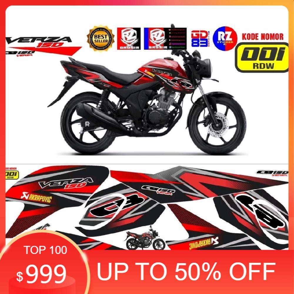 Sticker Striping Verza kode 001 keren motor sticker aksesoris motor