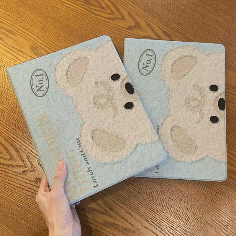 【COD】 Beruang Lucu,720° Rotate Case Samsung Tab S6 Lite Galaxy A7 10.4"/ A7 Lite / A8 10.5" S6 S7 S8