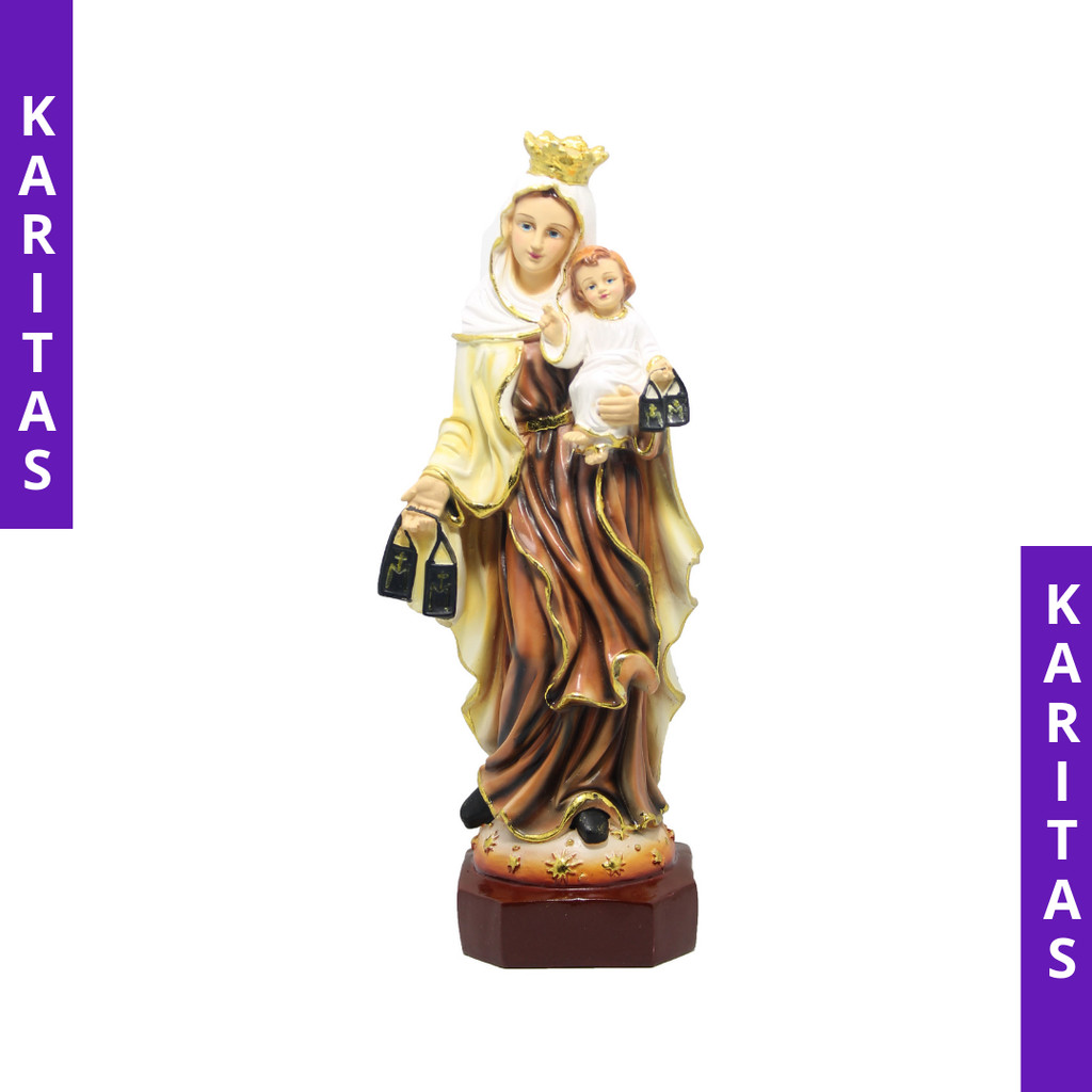 PATUNG BUNDA MARIA KARMEL 30 CM / PATUNG BUNDA MARIA DARI CARMEL / PATUNG KATOLIK