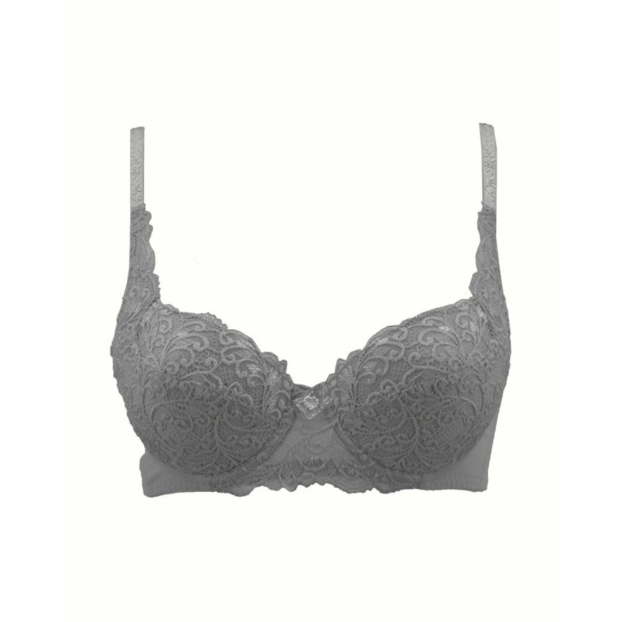 WACOAL BASIC COLLECTION BRA IB 4057 (BIG CUP) - GRAY, 38E