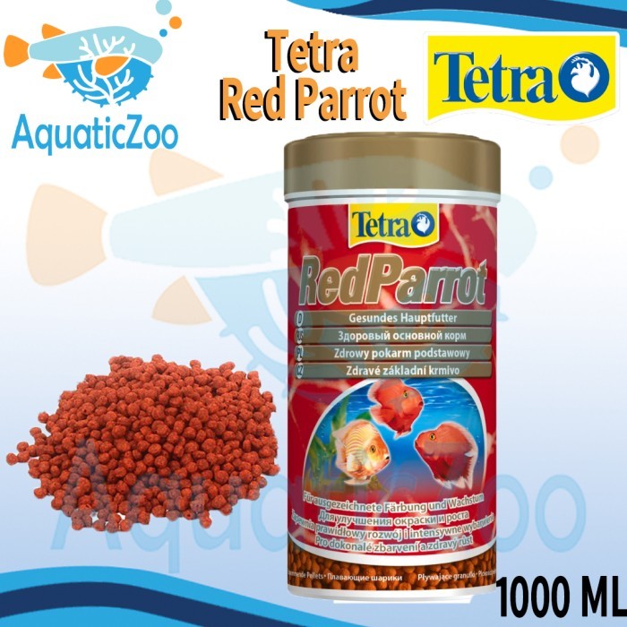 Tetra Red Parrot 1L 1000ml Makanan Ikan Pelet RedParrot