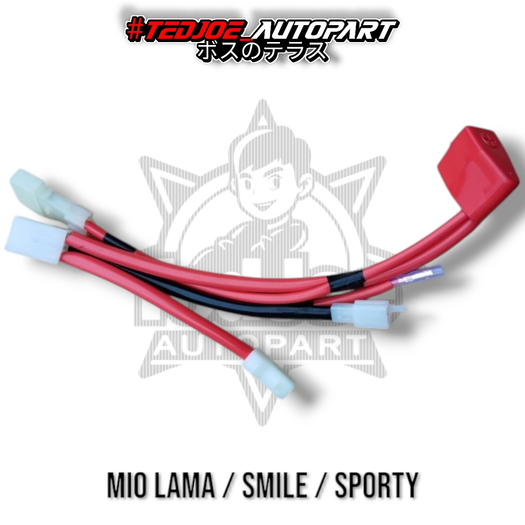 Kabel Aki Positif Set Mio Old Smile Sporty Soul | Kabel Accu Positip Yamaha Mio Series | Kabel Posit