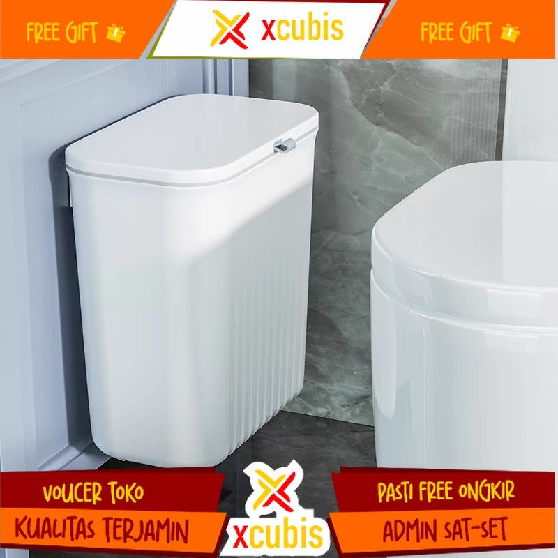 Tempat sampah gantung tempat sampah lipat tong sampah dapur estetik tempat sampah kamar mandi tempat