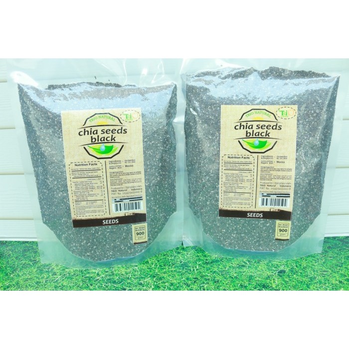 

Chia Seeds Black - TRIO NATURAL (900 gram)