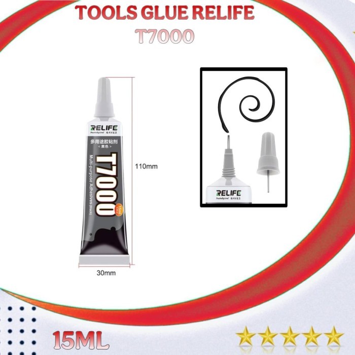 

tools lem perekat lcd touchscreen glue relife t7000 (black) original new