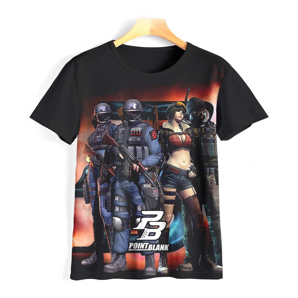 Kaos Point Blank Keren dan Adem | Kaos Game Point Blank Untuk Anak | 044PB004