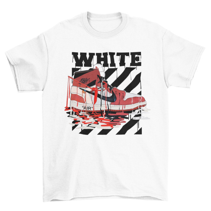Kaos Pria Tomoinc Air Jordan x Off white - S