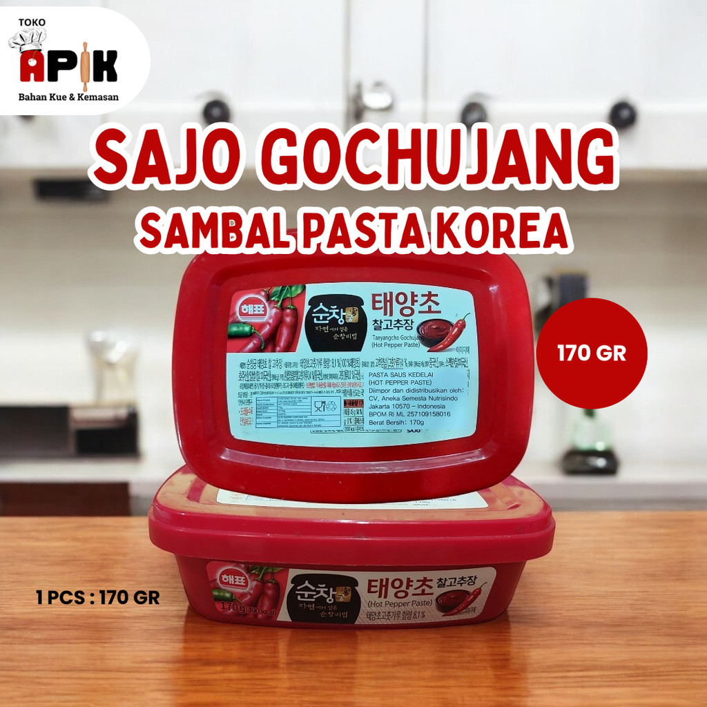 

SAJO GOCHUJANG HOT PAPER PASTE 170GR / SAMBAL PASTA KOREA PEDAS