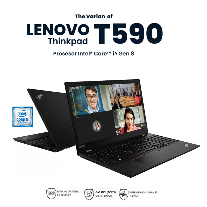 Laptop Lenovo Thinkpad T590 i5 GEN 8TH RAM 8GB/SSD 1TB LAYAR 15INCH