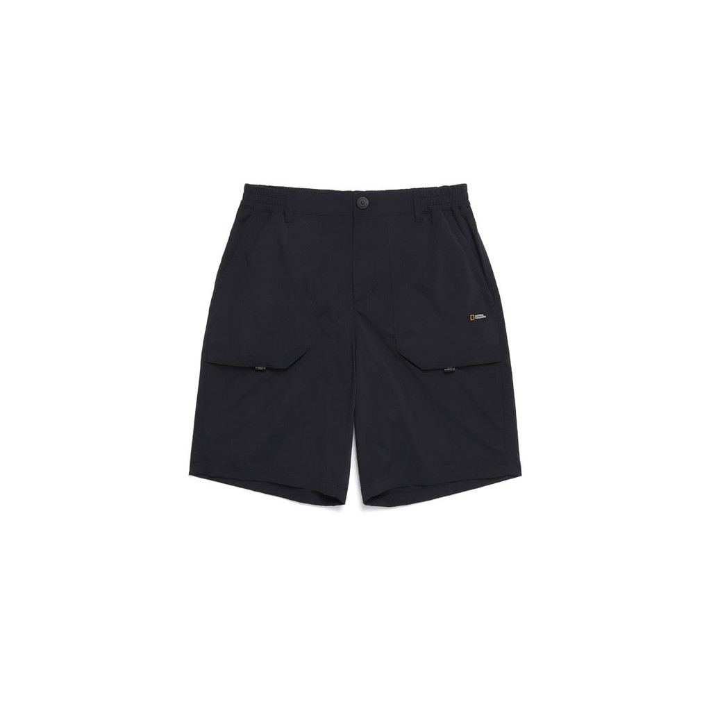 National Geographic Unisex Mesh Hybrid Fatigue Shorts Carbon Black - Celana Pendek Unisex Carbon Bla