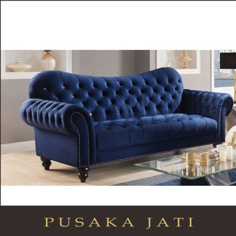 Cleopatra Chesterfield sofa , modern sofa pusaka jati furniture