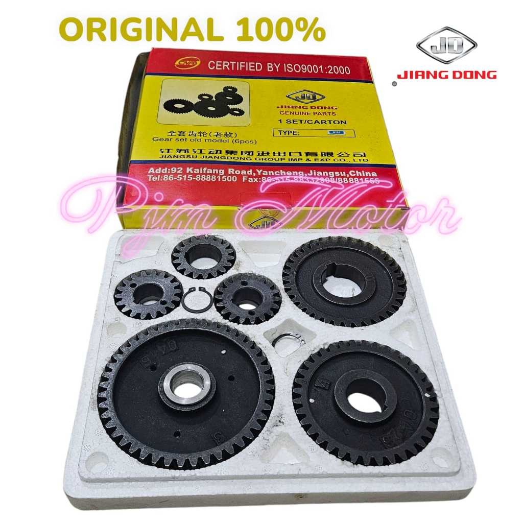 

JD S195 GEAR SET gigi komplit mesin diesel jiang dong S1100 S1110 S1115 ORIGINAL 13PK 16PK 18PK 20PK 22PK 23PK 24PK amplas