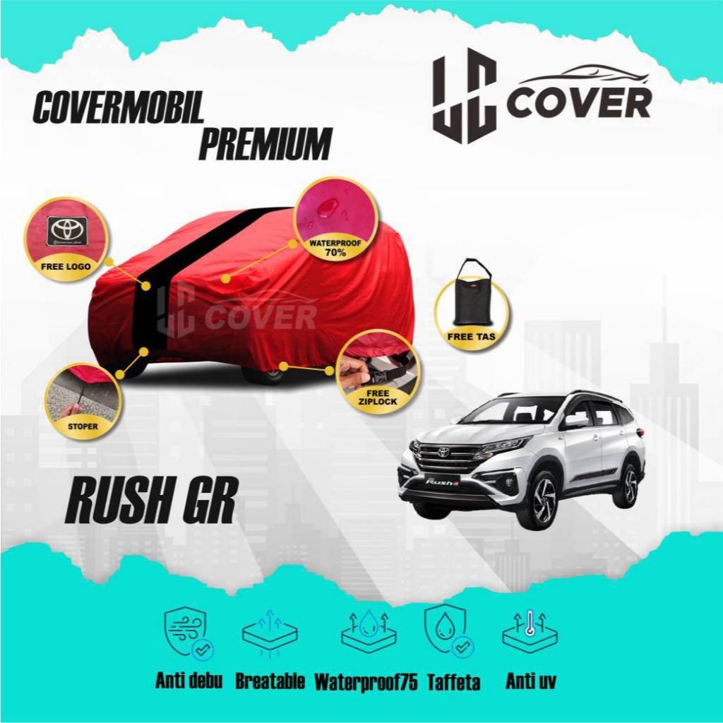 selimut mobil rush trd/bodi cover rush gr sport/cover mobil rush gr