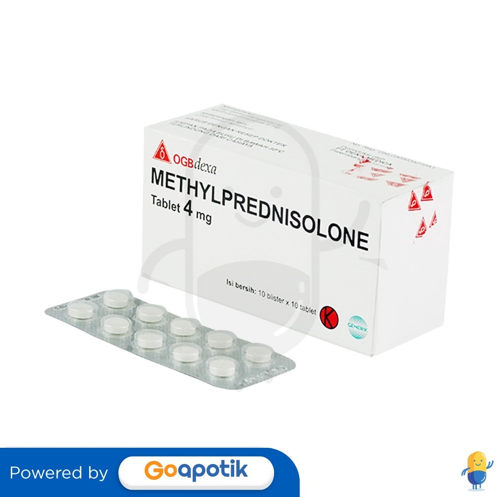 Methylprednisolone 4 Mg Ogb Dexa Medica Box 100 Tablet