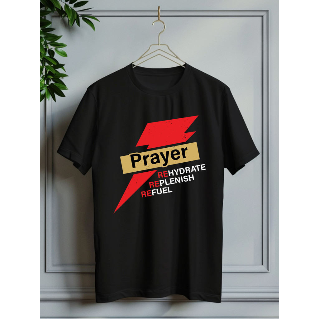 Kaos Pria Katun Lengan Pendek Kaos Keren Pria Desain Unik Kaos Harian Nyaman Kaos Rohani Pria Kaos M