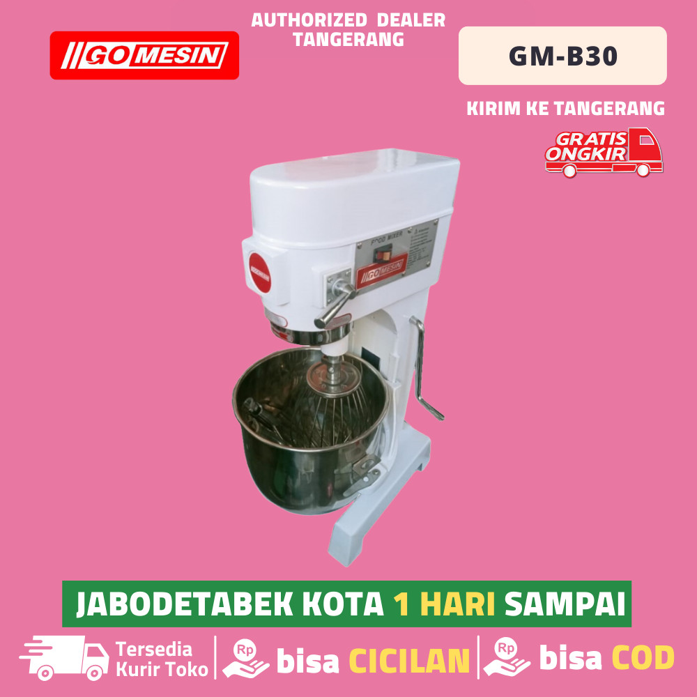 Planetary Mixer Getra B-30hj Mesin Mixer Pengaduk Adonan Roti Kue