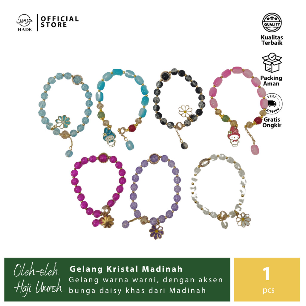 Oleh Oleh Haji Umroh - Gelang Kristal Madinah