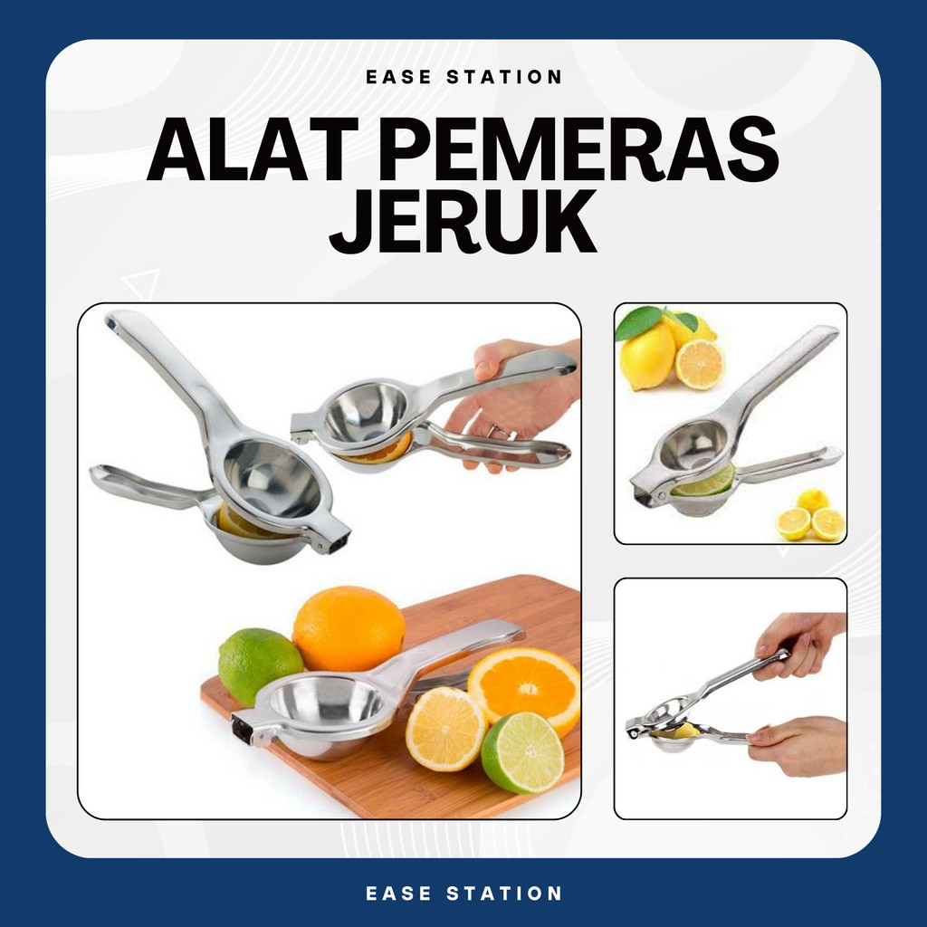 ALAT PEMERAS JERUK ALAT PEMERAS LEMON STAINLESS PEMERAS BUAH JERUK UNTUK MINUMAN