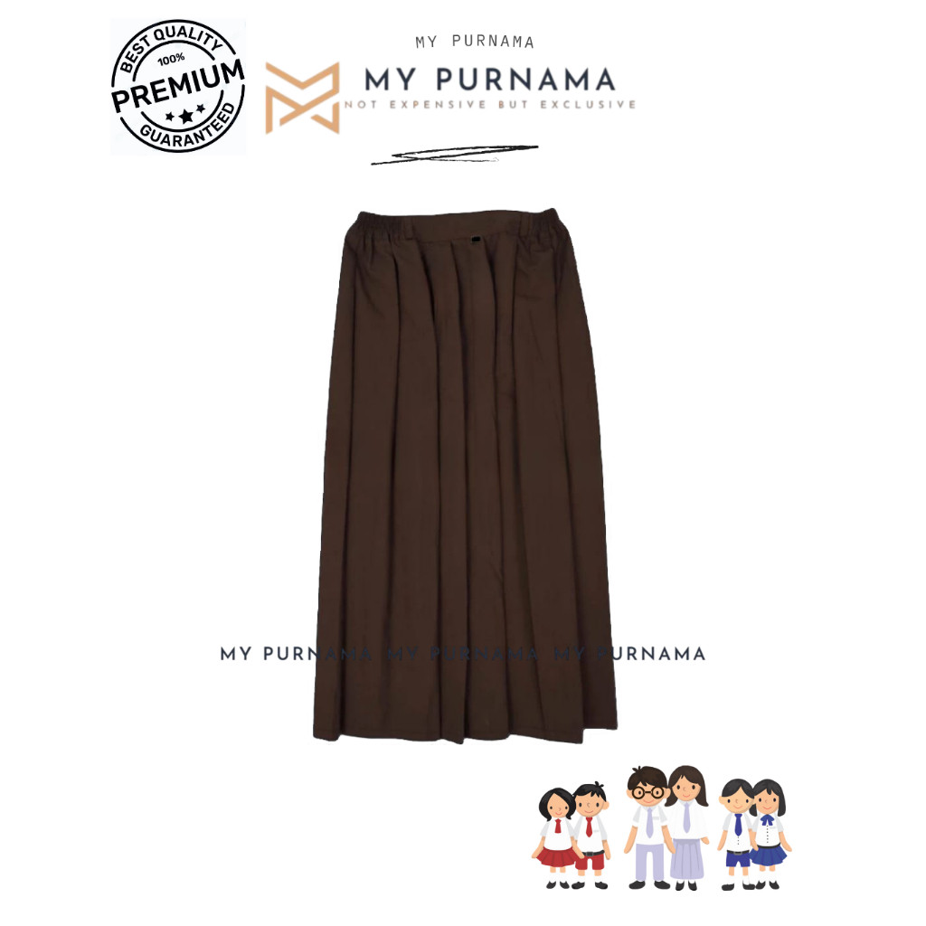 

Rok Panjang Sekolah SD Perempuan Seragam Sekolah SD MI Rok Panjang Rempel Lipit Coklat - Seragam Sekolah - My Purnama