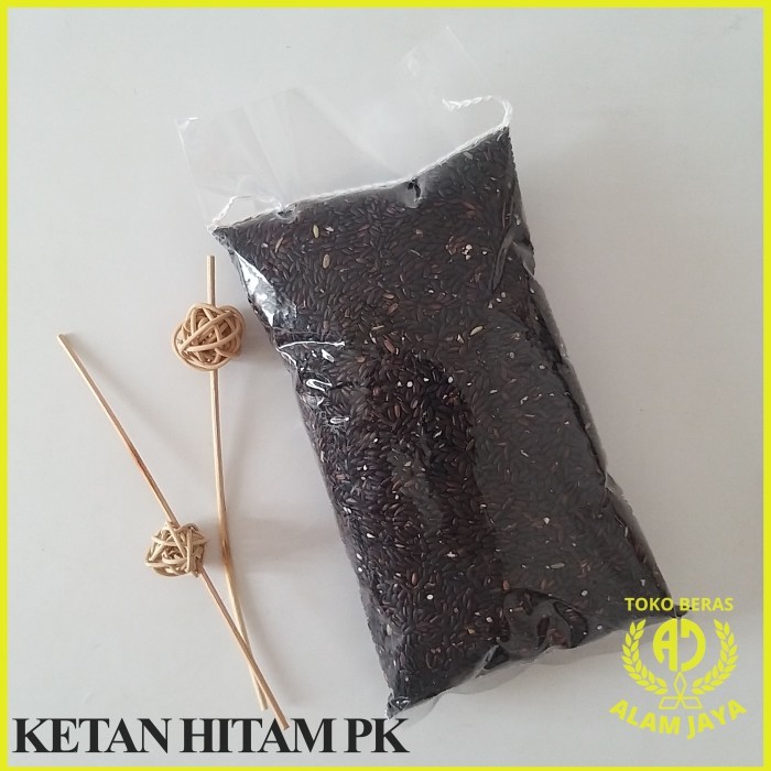 

qrue_mart- [Best Quality] BERAS KETAN HITAM PK - SUPER GRADE - BLACK GLUTINOUS RICE - 1 KG - 1 KILOGRAM