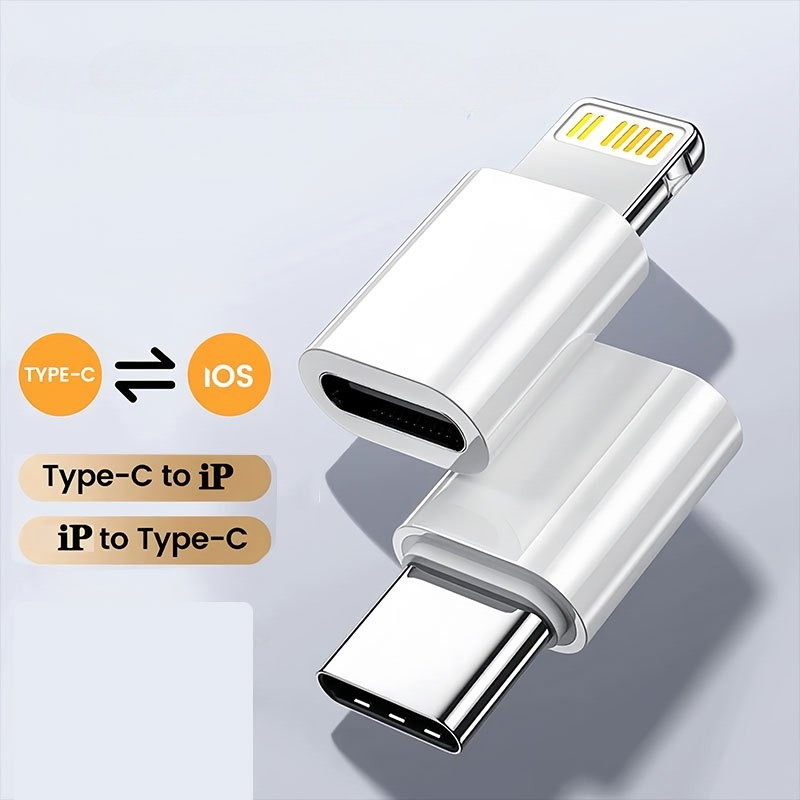 Adapter Converter Charger Type C to Lightning, Lightning to Type C FAST Charging