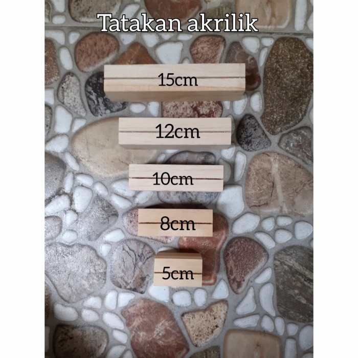 

Stand Aklirik/ Standing aklirik/ Tatakan Aklirik 2mm 3mm - 5cm 3mm