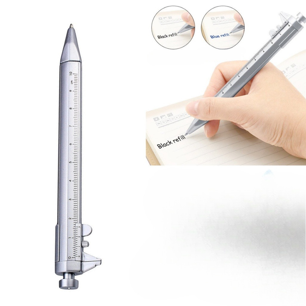 

Bolpoin Bolpen Jangka Sorong /Pen Ukur Ballpoint Multifungsi Measuring Tool Scale Ruler/Vernier Caliper Pen Tulis Mistar Ukur Pena Sigmat Kaliper Vernier Pen Penggaris Jangka Sorong DOC