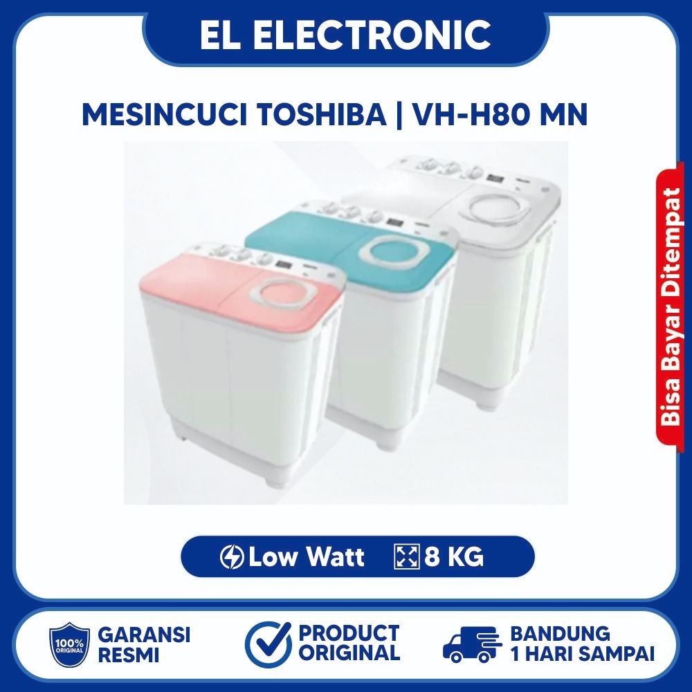 Mesin Cuci TOSHIBA VH 80MN 8KG